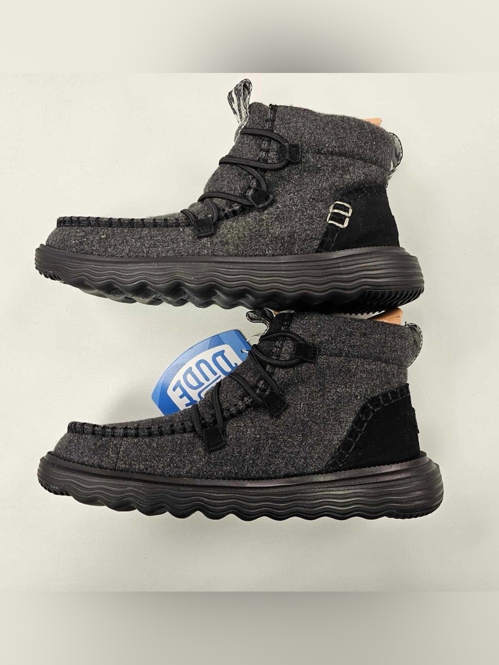 Hey Dude Women's Reyes Boot Black Black Shoes New